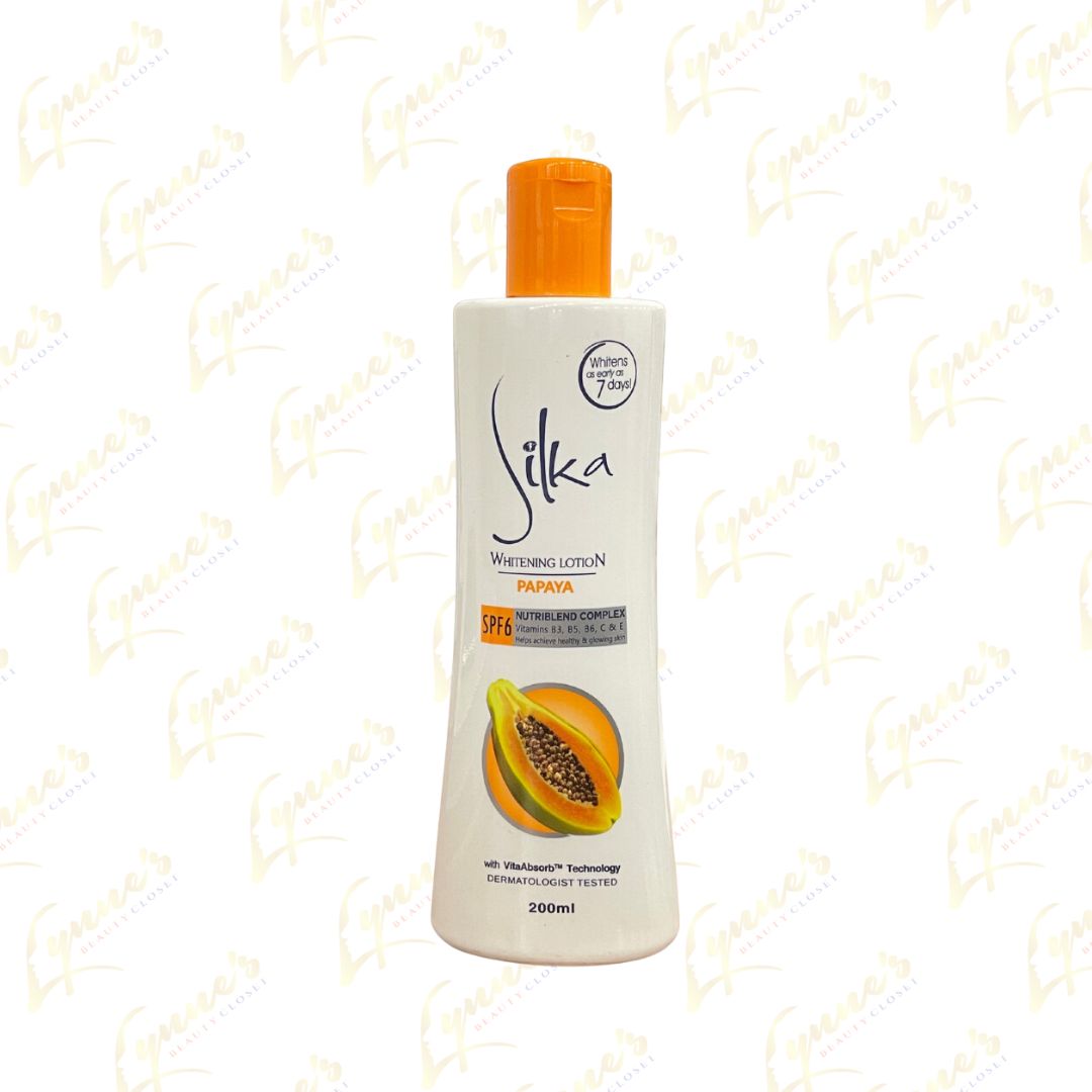 Silka - Papaya Whitening Lotion - 200mL - Lynne's Beauty Closet