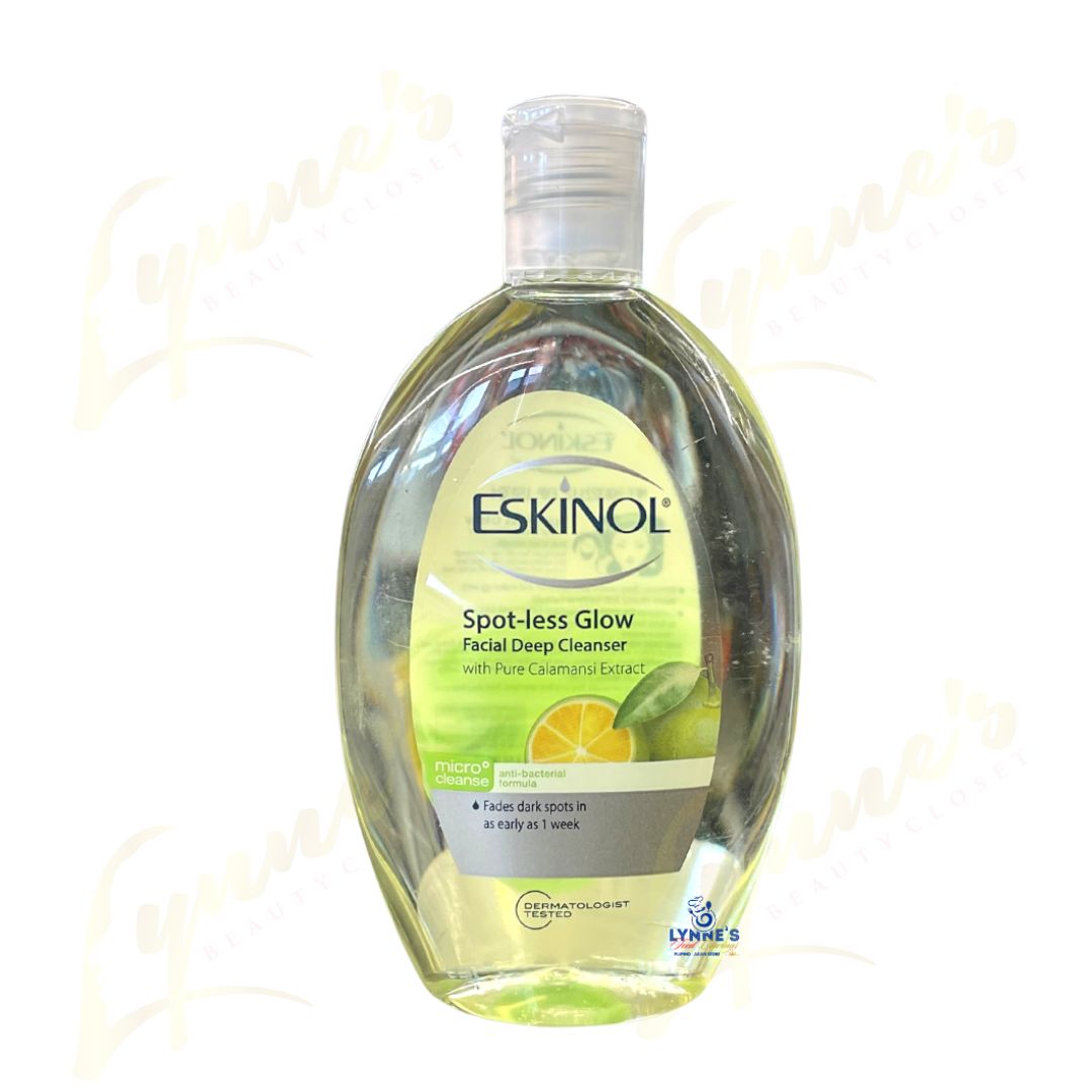 Eskinol - Spot less Glow Facial Deep Cleanser with Pure Calamansi Extract - 225mL - Lynne's Beauty Closet