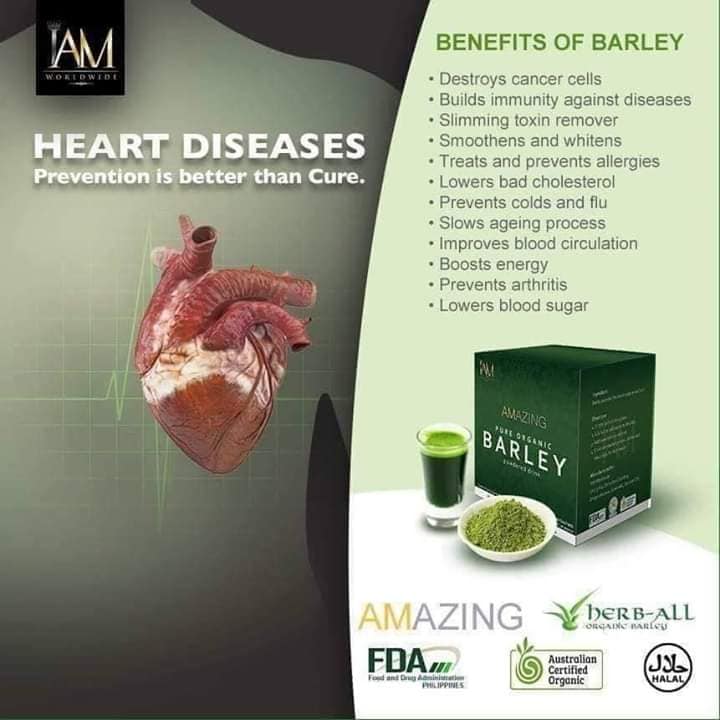 I AM Worldwide Amazing Pure Organic Barley Powder - 30g - Lynne's Beauty Closet