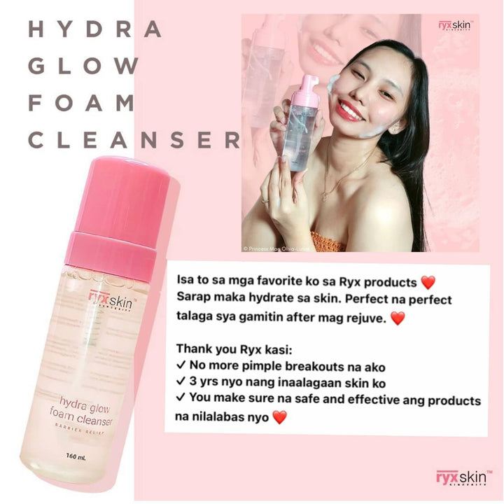 RyxSkin Hydra Glow Foam Cleanser - 160mL - Lynne's Beauty Closet