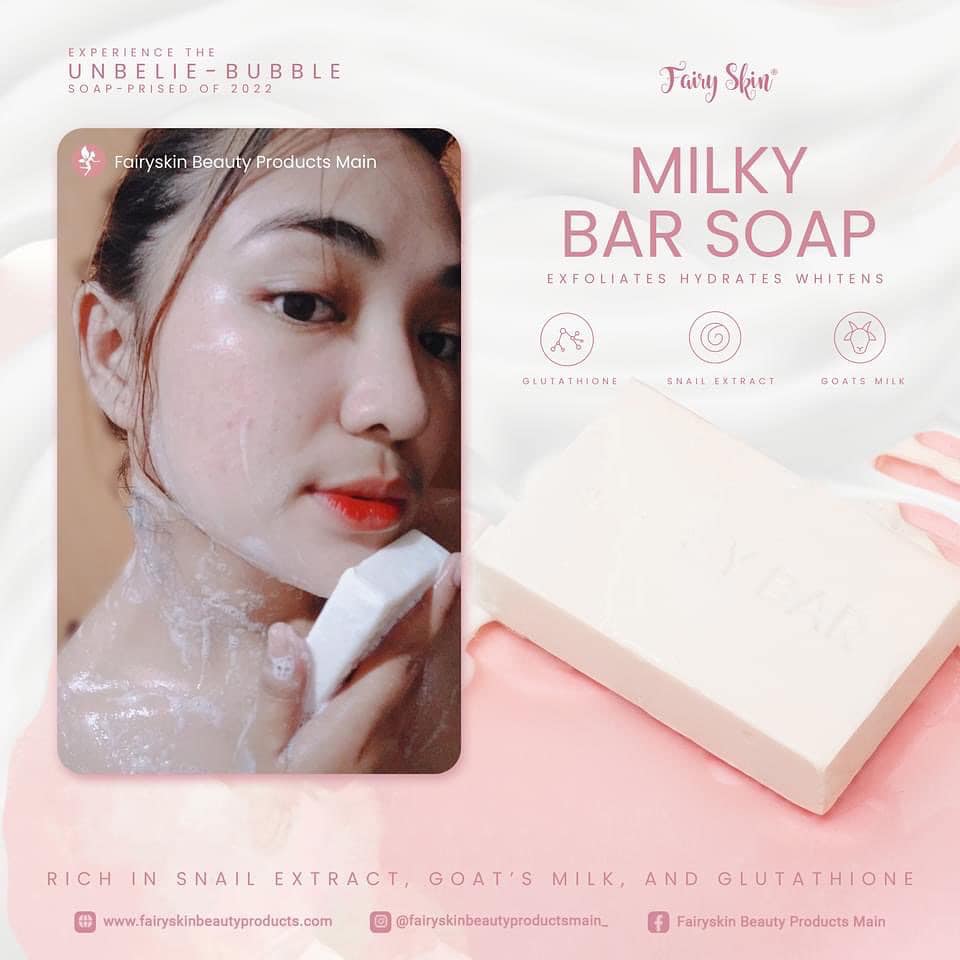 Fairy Skin Milky Bar Soap - 100g - Lynne's Beauty Closet