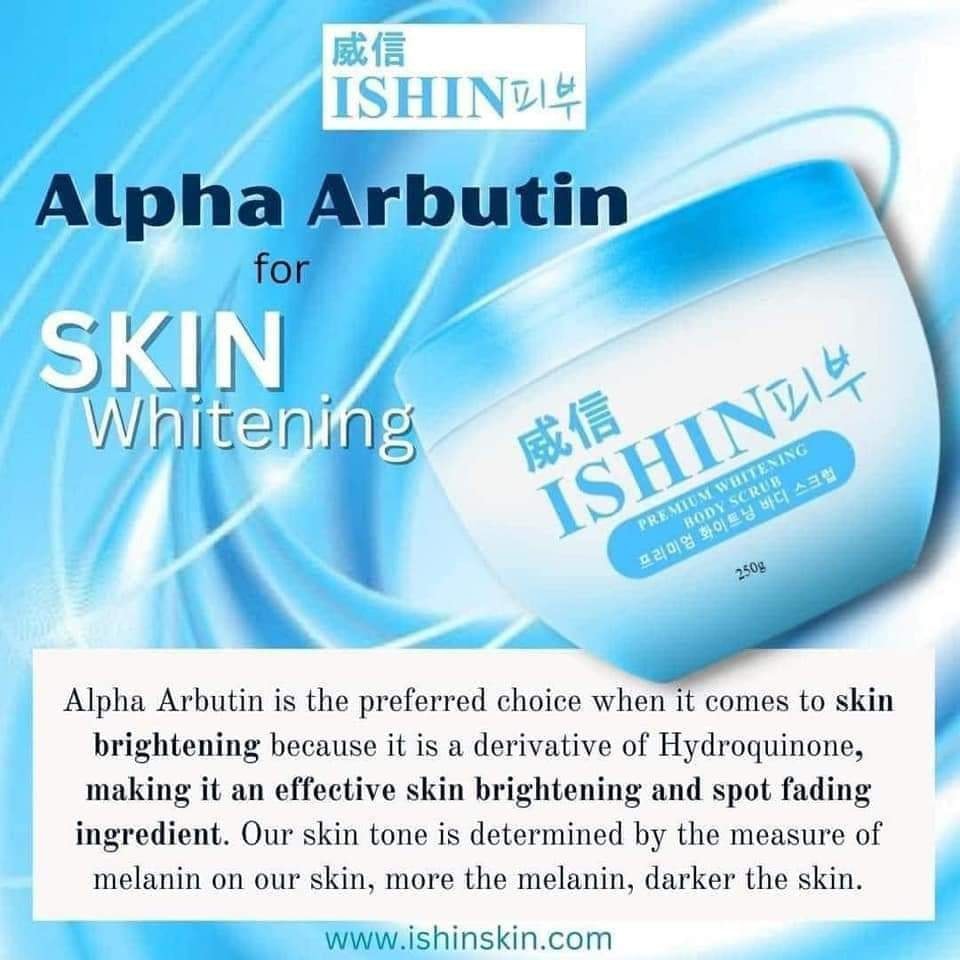 Ishin - Premium Whitening Body Scrub - 250g - Lynne's Beauty Closet