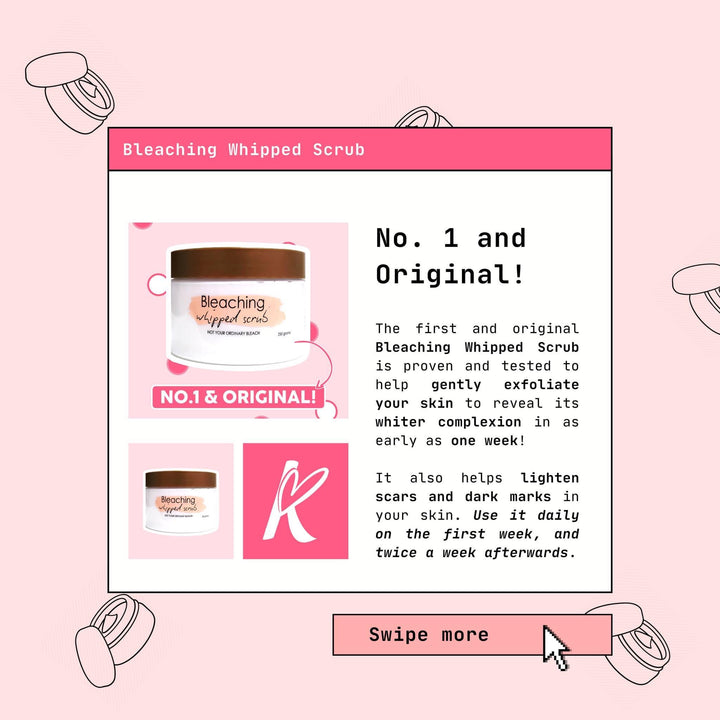 K Beaute - Bleaching Whipped Scrub - 250g - Lynne's Beauty Closet