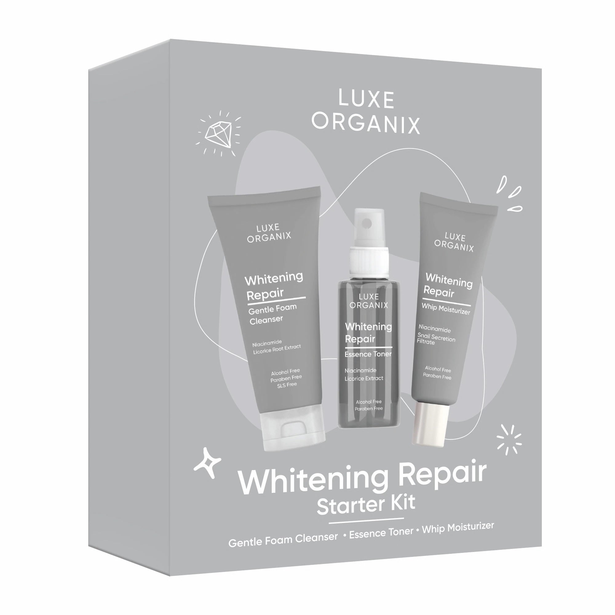 Luxe Organix - Whitening Repair Starter Kit – Lynne's Beauty Closet